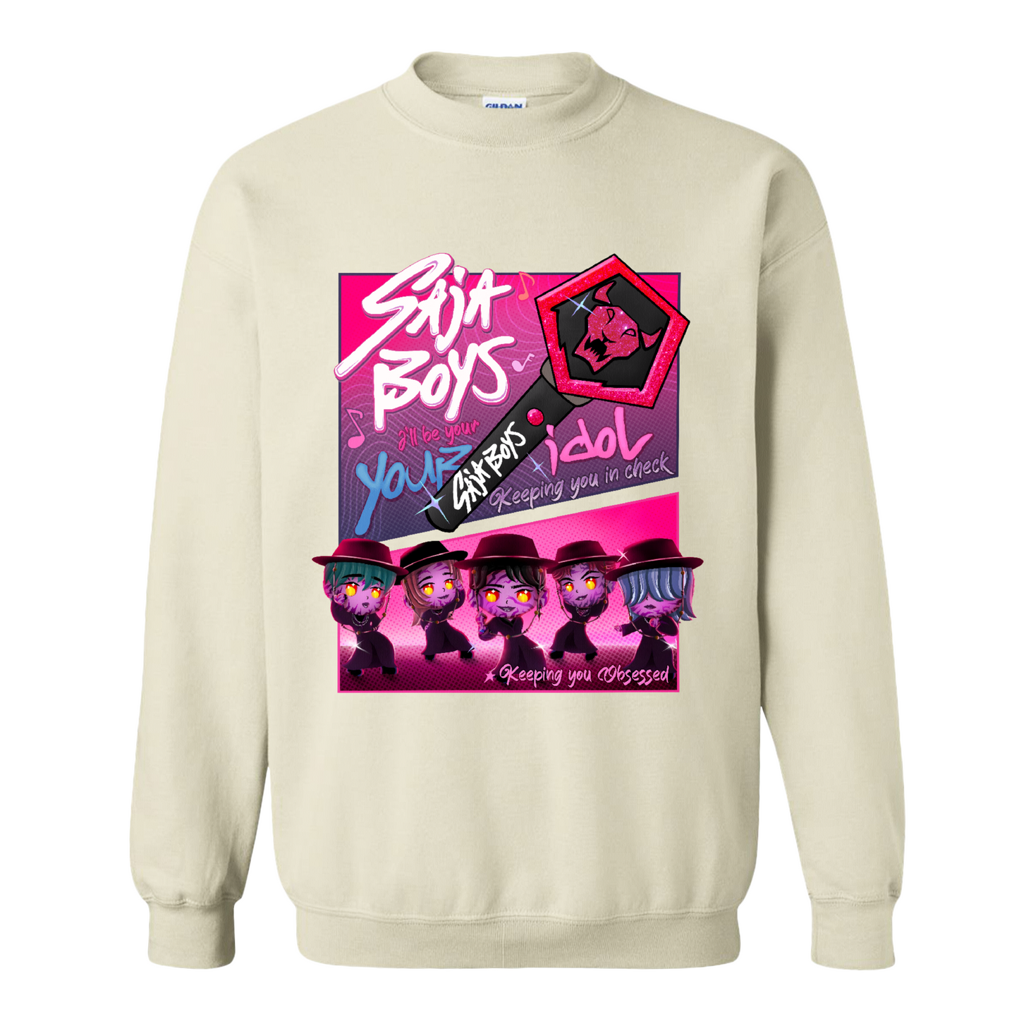 Your Idol Sweatshirt,Kpop Demon Hunters Sweatshirt, Huntrix Girl Sweatshirt, Kpop idol group Sweatshirt, Mira, Rumi, Joey Sweatshirt