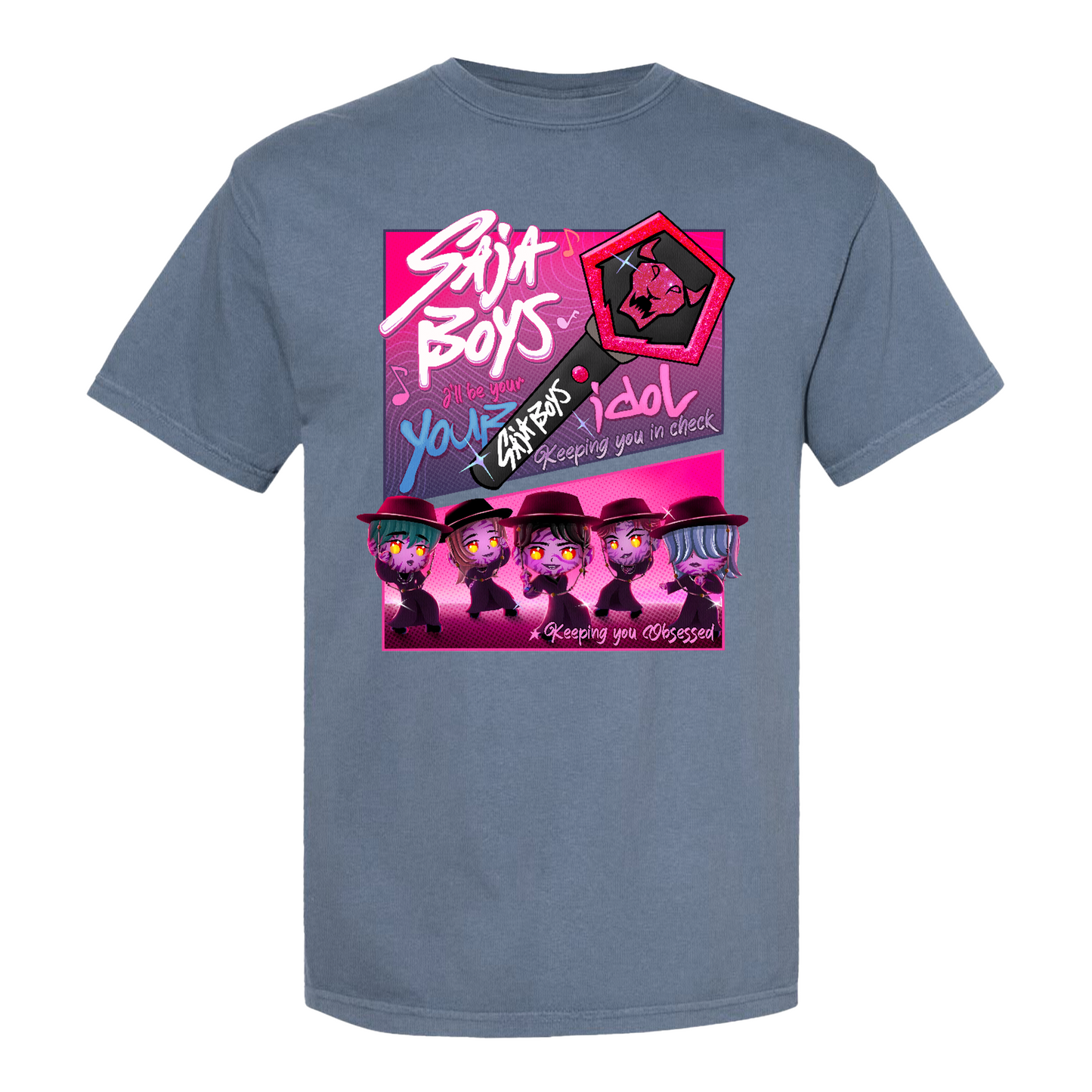 Your Idol Comfort Colors Shirt,Kpop Demon Hunters Shirt, Huntrix Girl T-Shirt, Kpop idol group Shirt, Mira, Rumi, Joey Shirt,