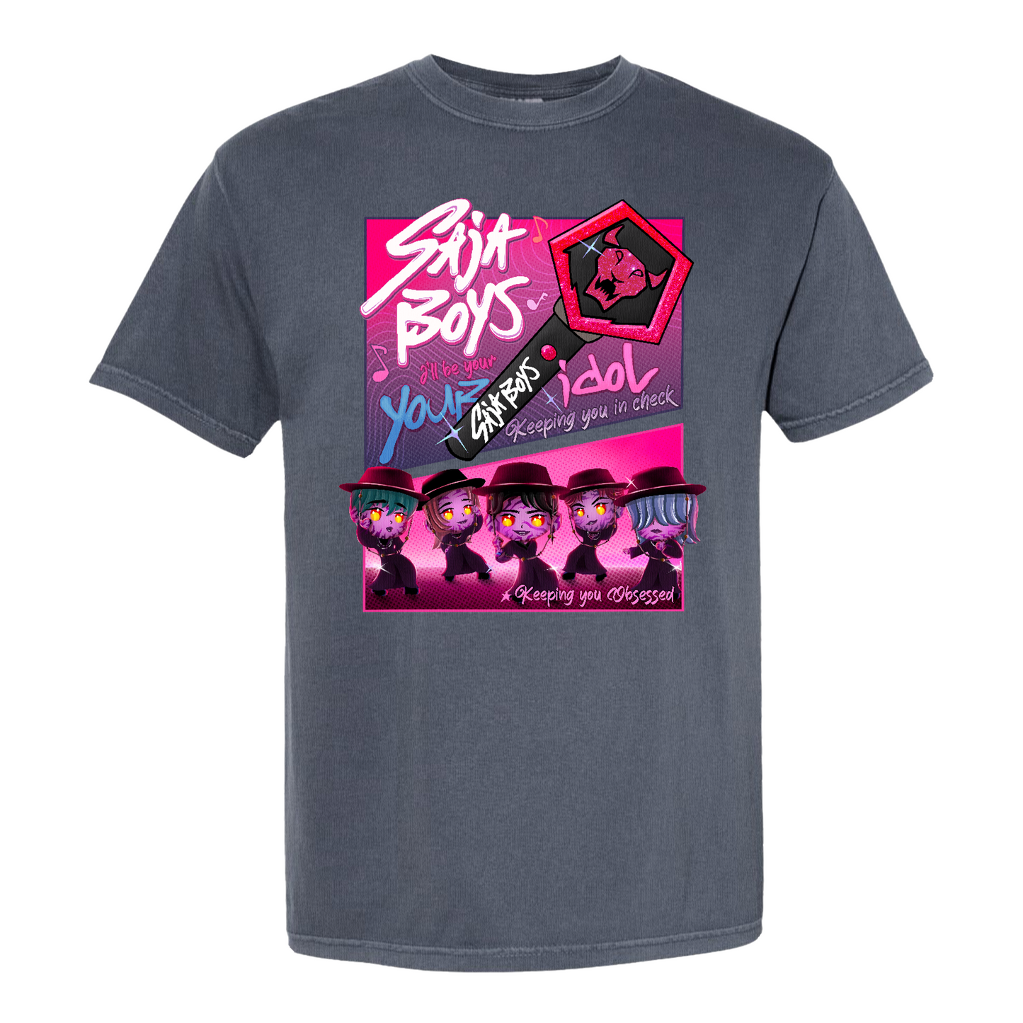 Your Idol Comfort Colors Shirt,Kpop Demon Hunters Shirt, Huntrix Girl T-Shirt, Kpop idol group Shirt, Mira, Rumi, Joey Shirt,