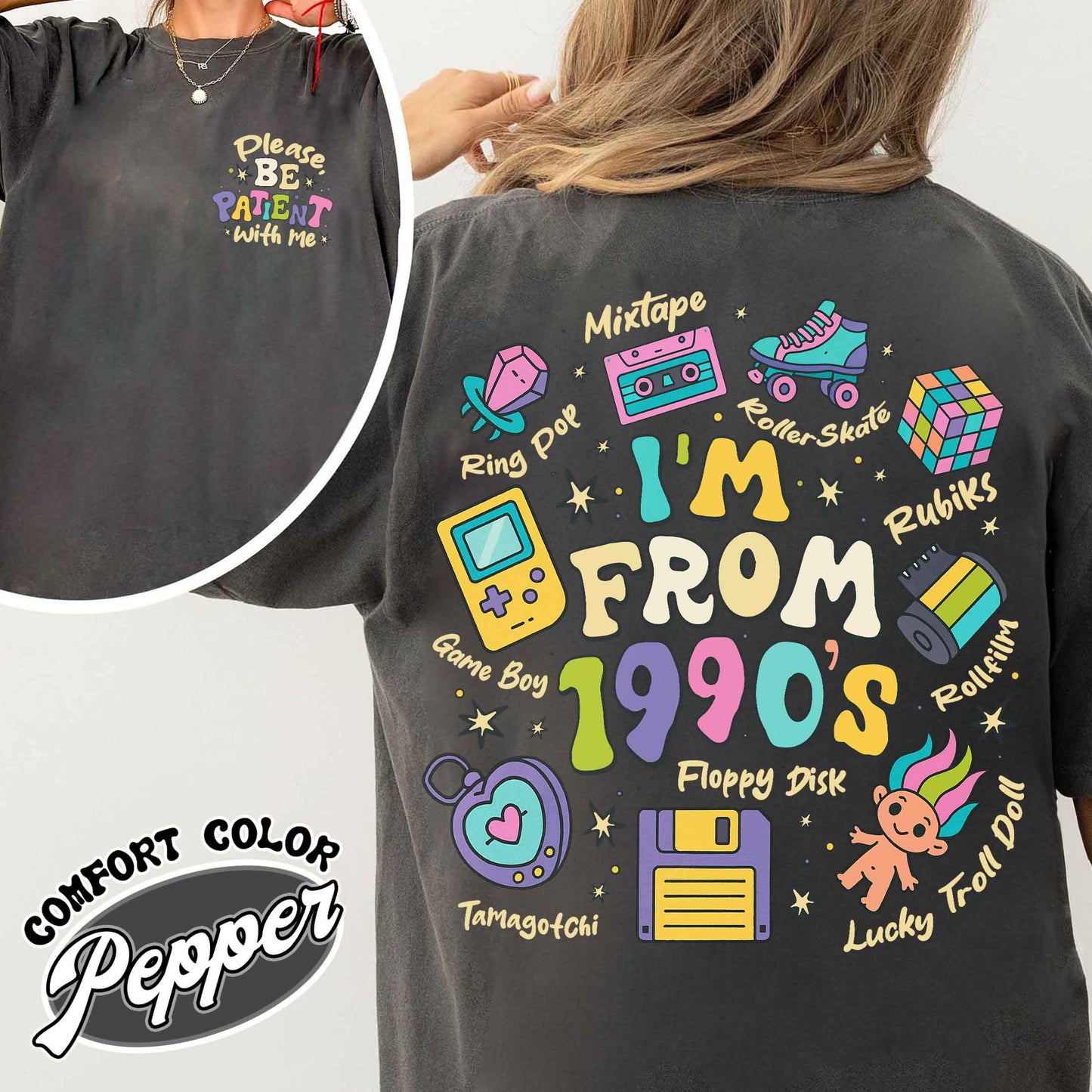 Funny Western Comfort Color Shirt, Please Be Patient With Me I’m From the 1900s Shirt, Retro 1900 Shirt