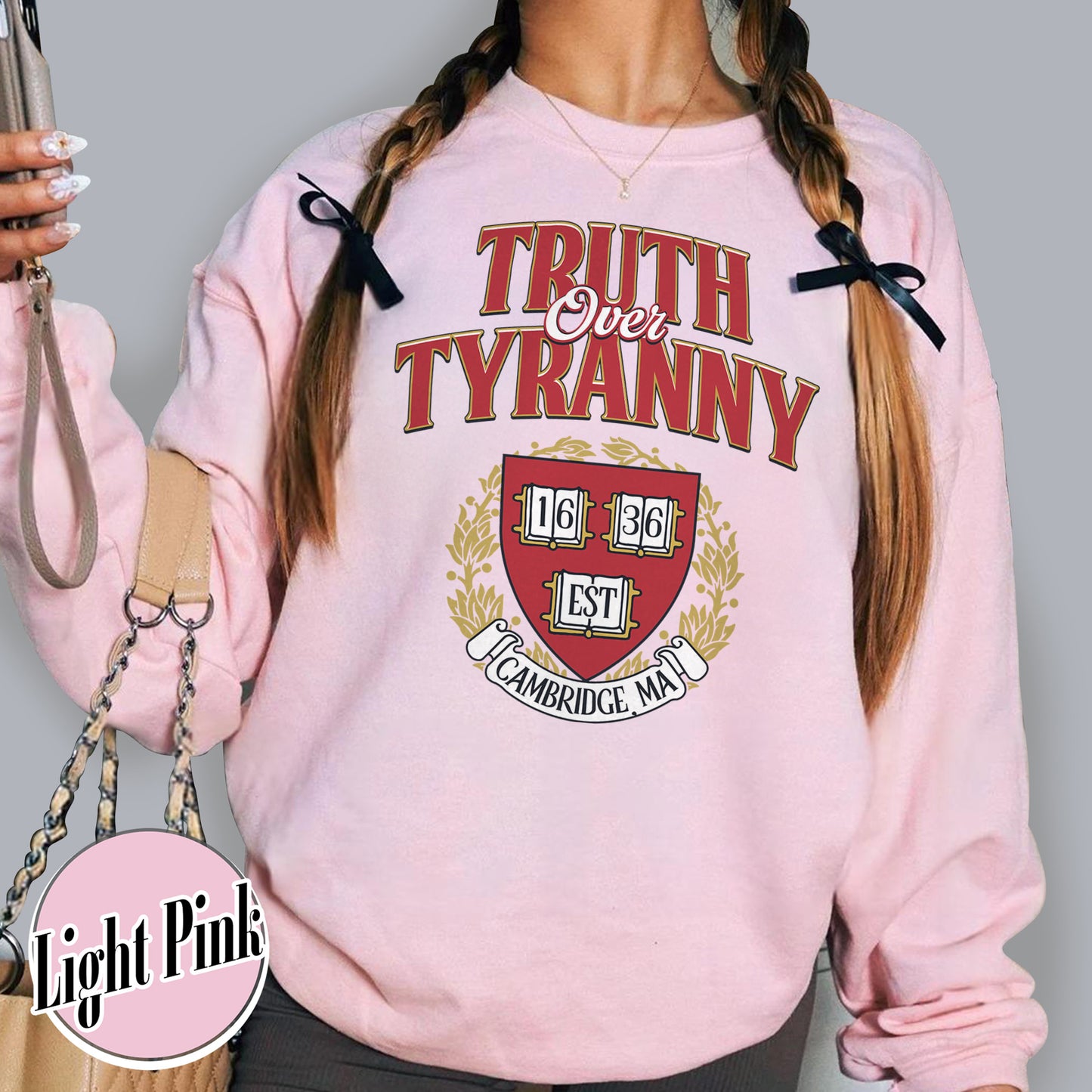 Support University Sweatshirt, Truth Over Tyranny Sweatshirt, Protect Higher Education Academic Sweatshirt