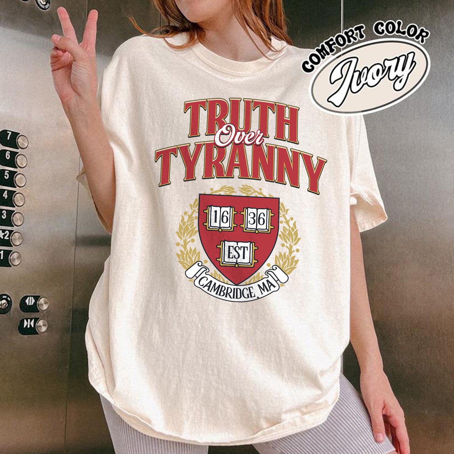 Support University Comfort Color Shirt, Truth Over Tyranny Shirt, Protect Higher Education Academic Shirt