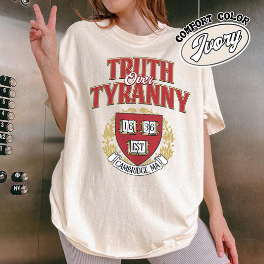 Support University Comfort Color Shirt, Truth Over Tyranny Shirt, Protect Higher Education Academic Shirt