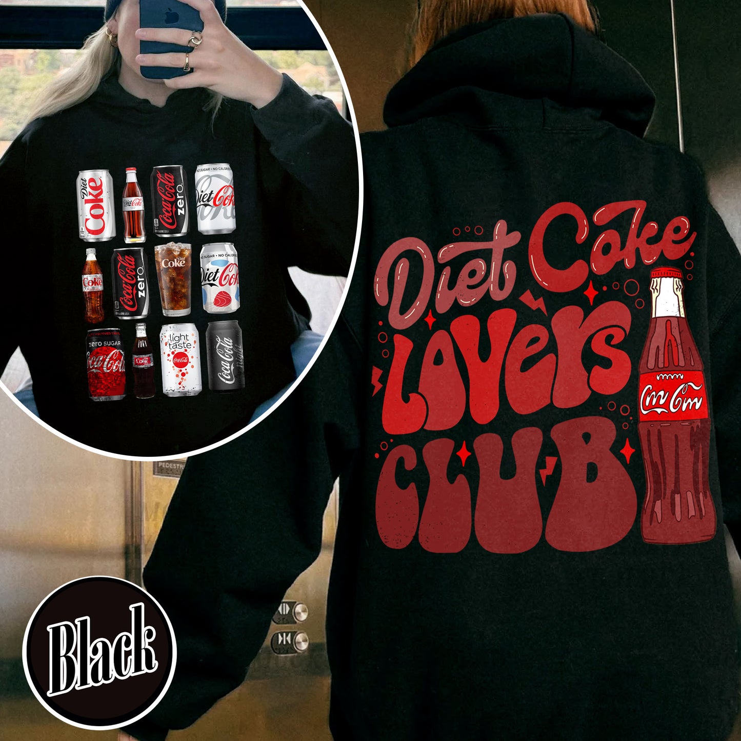 Diet Coke Hoodie, Diet Coke Can Hoodie, Diet Coke Funny, I Need a Diet Coke, Diet Coke Lovers Hoodie, Diet Coke Hoodie