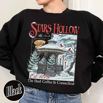 Stars Hollow Christmas Festival Sweatshirt, Stars Hollows Sweatshirt, Christmas Gift, Connecticut Sweatshirt, Retro Style Sweatshirt, Stars Hollow 1779 Connecticut