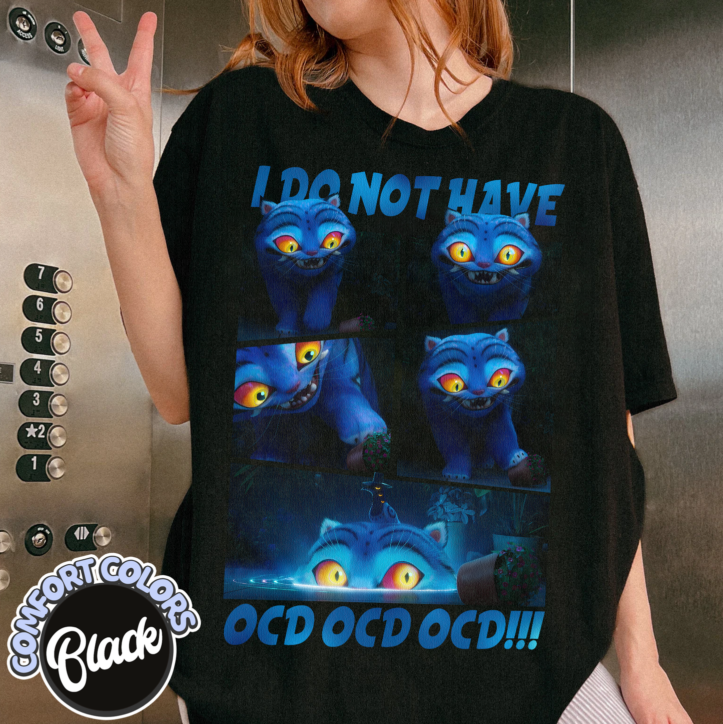 Cute Demon Hunter Tiger Comfort Tshirt, Derpy the Tiger Demon Hunter Tee, Hunters Tiger Fan, Kpop Saja Boys, I Do Not Have Ocd Ocd Ocd Shirt