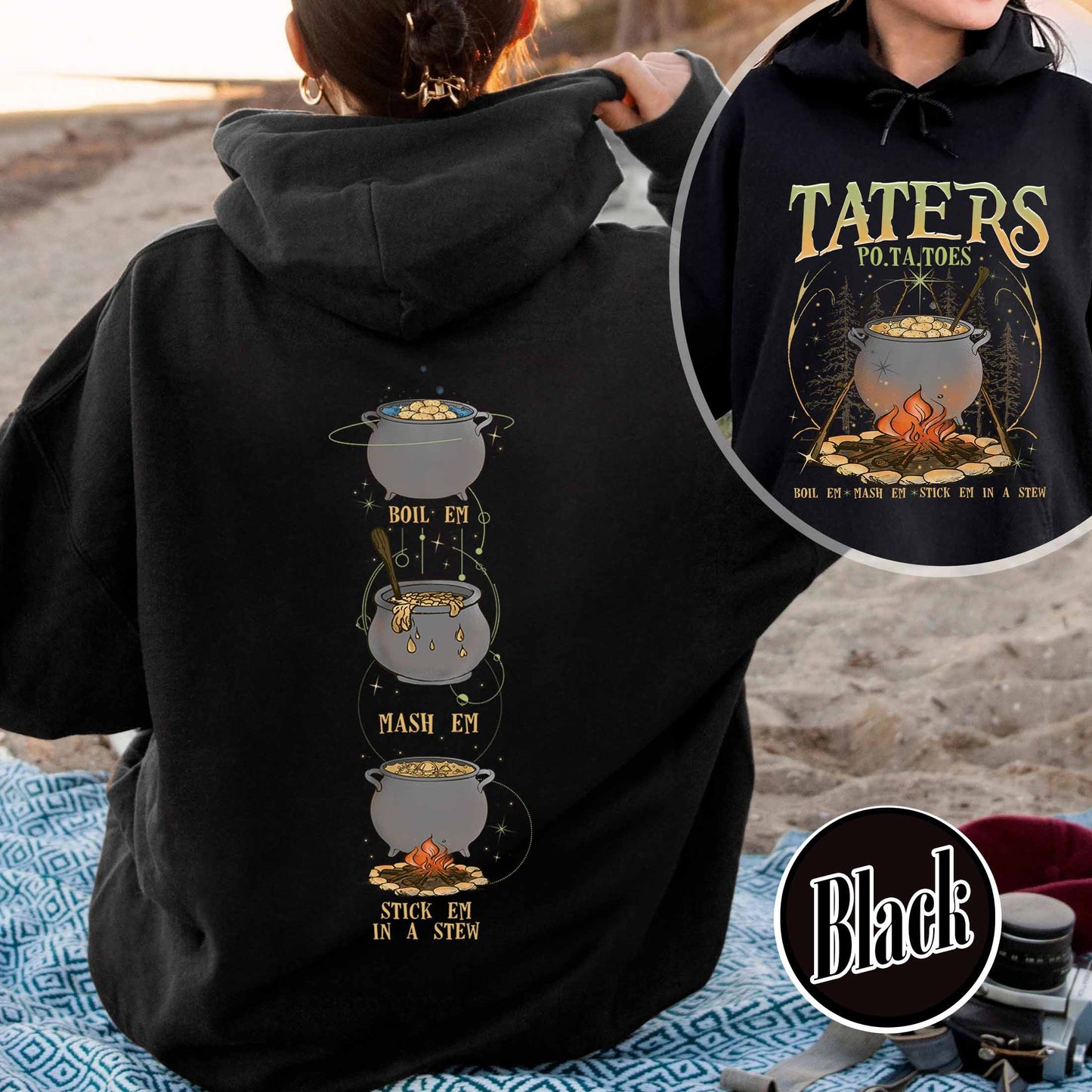 Boiled Potatoes Funny Meme Hoodie,Potatoes Boil Em Mash Em Stick Em In A Stew Hoodie,Potatoes Boil Em Mash,Mashed Potatoes,Funny Sayings Hoodie