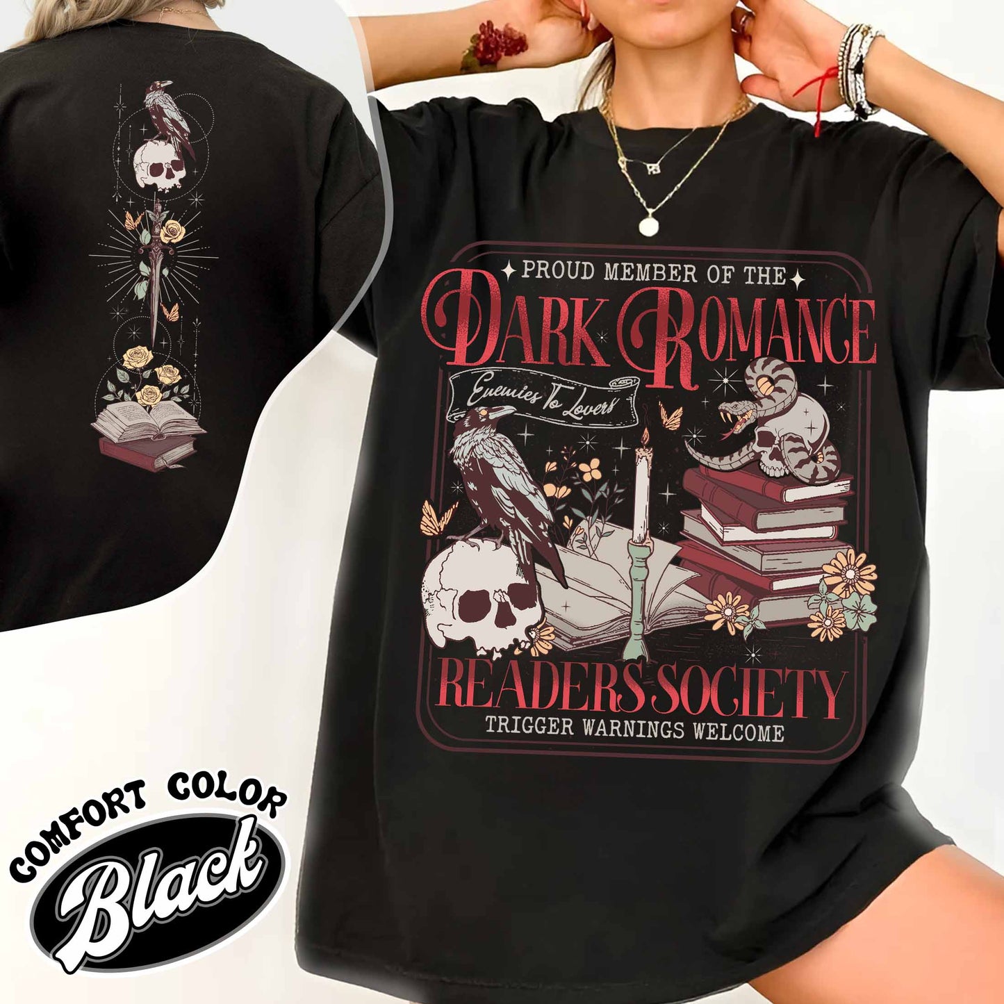 Dark Romance Book Club Shirt, Good Girls Read Dark Romance Shirt, Dark Romance Social Club, Dark Romance Era, Dark Romance Gift, Book Lover