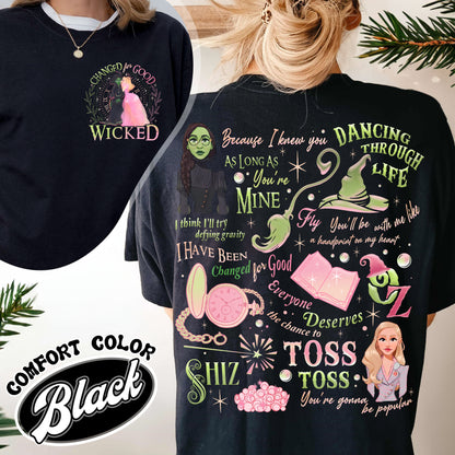 Wicked Change for Good Shirt, Changed for Good, Wicked Change for Good Glitter, Changed for Good Shirt, Wizard Movie Fan Shirt, Wicked Musical