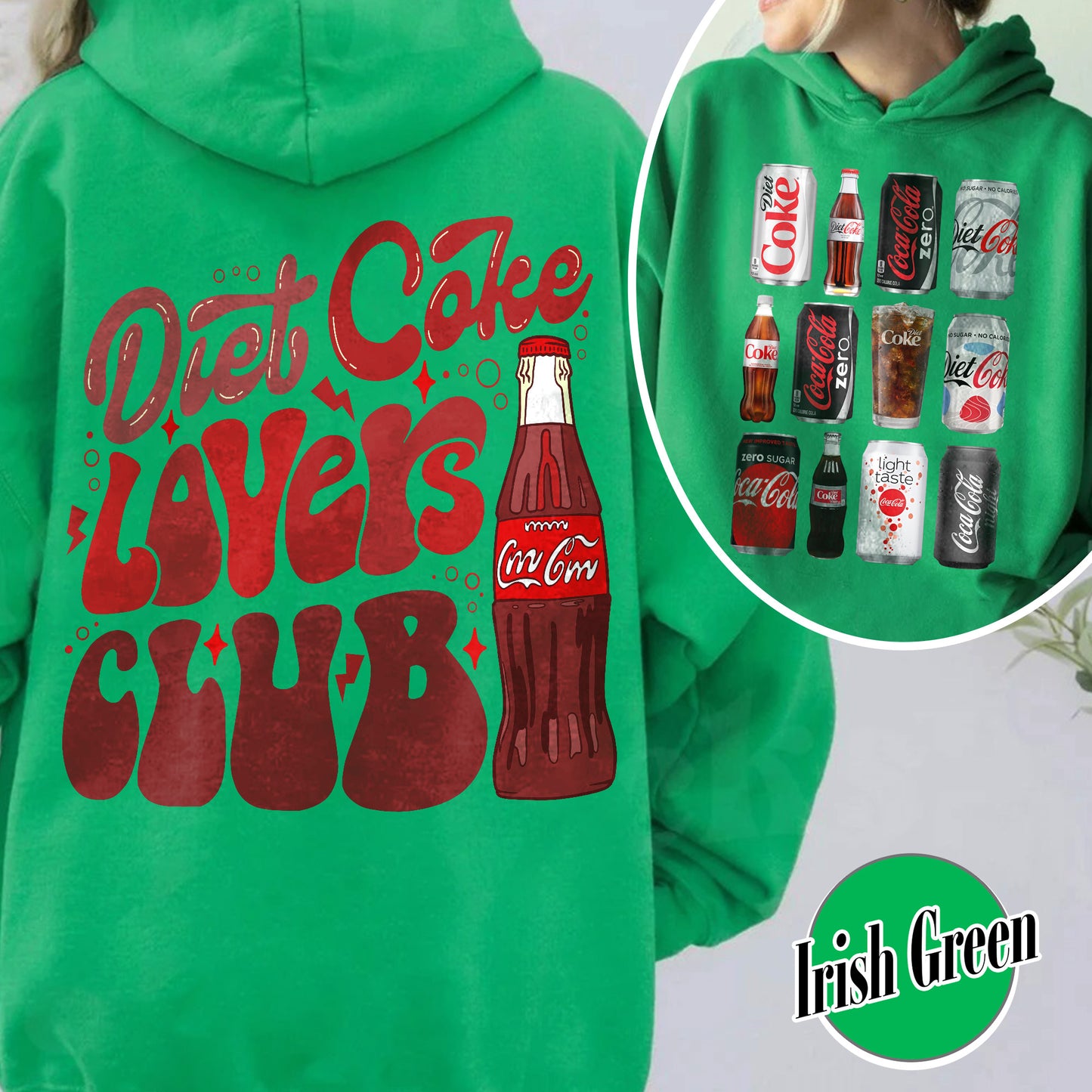 Diet Coke Hoodie, Diet Coke Can Hoodie, Diet Coke Funny, I Need a Diet Coke, Diet Coke Lovers Hoodie, Diet Coke Hoodie