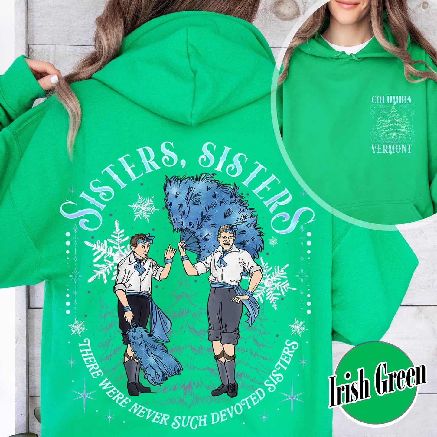 White Christmas Movie Christmas Hoodie,Sister Sisters Hoodie,Sister Sister There Were Never Such Devoted Sisters,Sisters Friends Hoodie