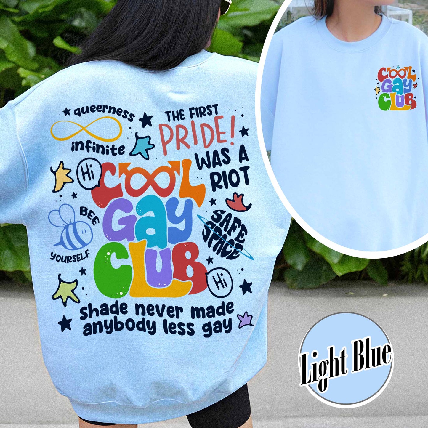 Cool Gays Club Sweatshirt, Pride Sweatshirt, Pride Month, Gay Pride Lgbt, Equality Sweatshirt,Lgbtq Gift,Rainbow Sweatshirt,Lgbt Pride Sweatshirt,Be Kind