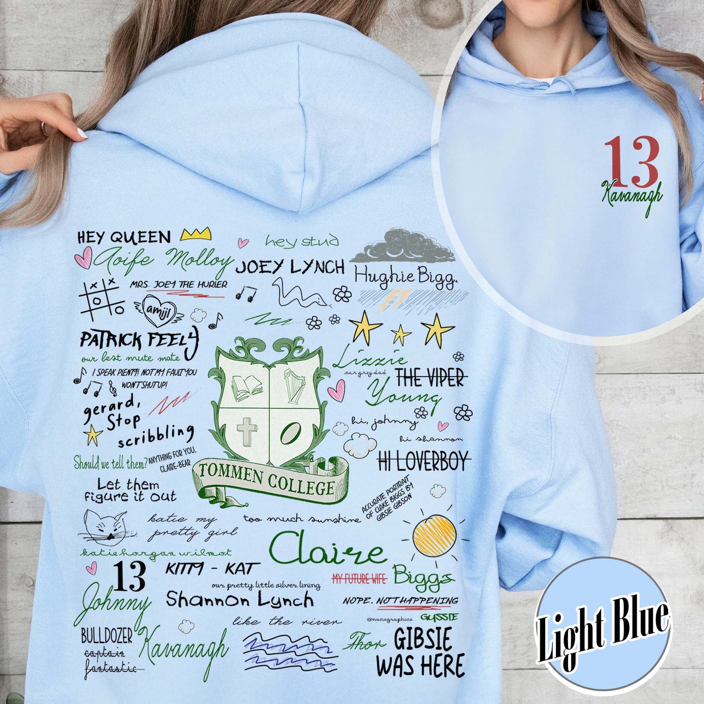 Boys of Tommen Hoodie, Rugby Team Hoodie, Tommen College Hoodie, Bookish Merch, Bookish GIF, Tommen Print Hoodie, Romance Book Hoodie, Rugby College