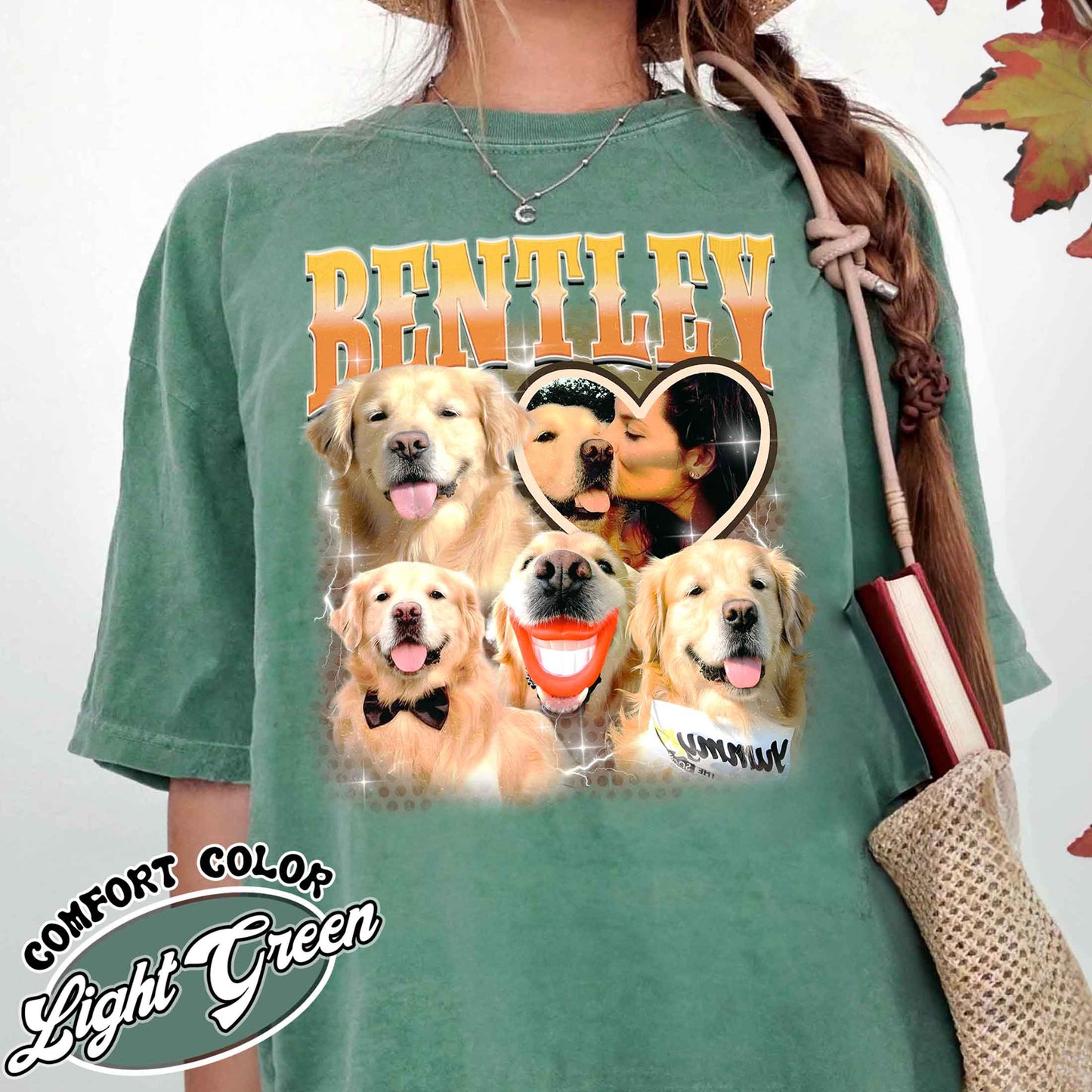 Custom Retro Dog Bootleg Shirt, Dog Bootleg Shirt, Custom Pet Photo, Custom Pet Portrait, Dog Owner Gift, Pet Lovers Gift, Custom Pet Shirt