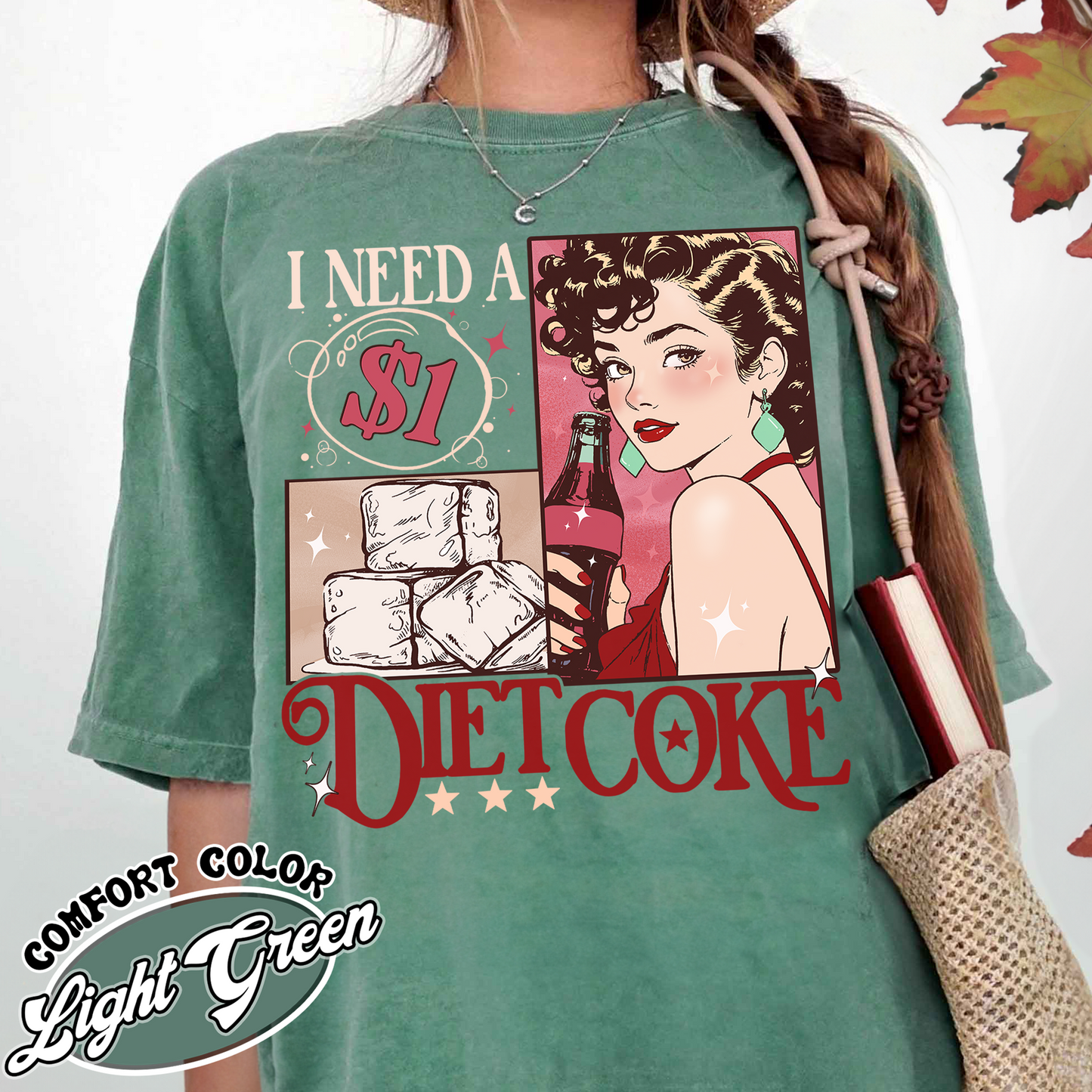 I Need A Diet Coke Pop Caffeine Cola Drinks Comfort Colors Shirt, Diet Coke Bottles, Gift For Diet Coke Lover, Soda, Trendy Funny Shirt