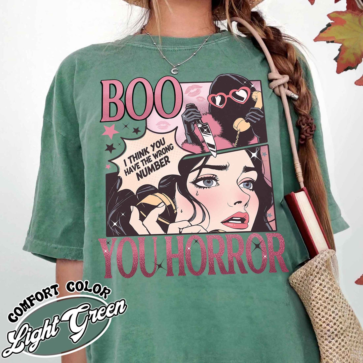 Boo Your Horror Halloween Comfort Colors Shirt, Halloween Crewneck, Horror Shirts, Halloween Gift, Horror Film Club Shirt, Stay Spooky Shirt