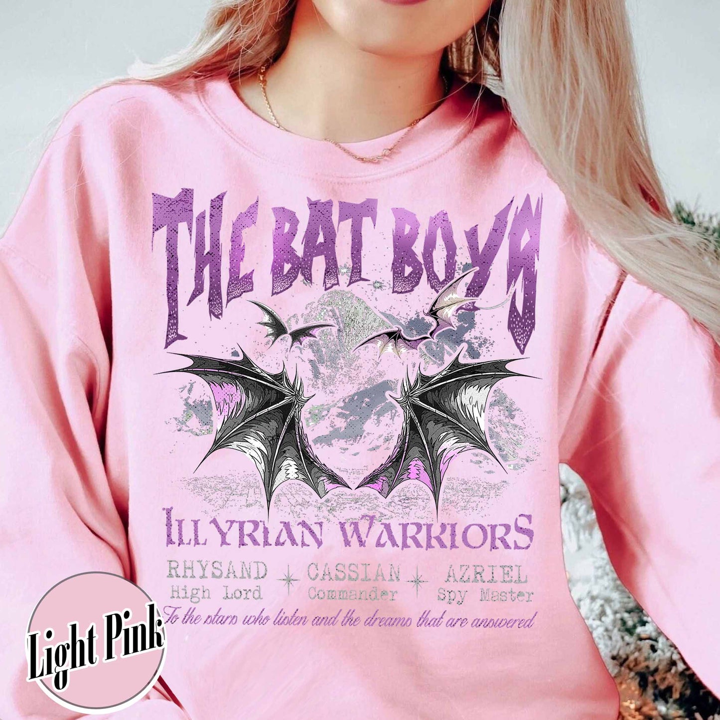 Velaris City of Starlight Acotar Sweatshirt, the Night Court Sweatshirt, the Bat Boys Sweatshirt, ACOTAR Sweatshirt, Acotar Sweatshirt Bat Boys, to the Stars Sweatshirt