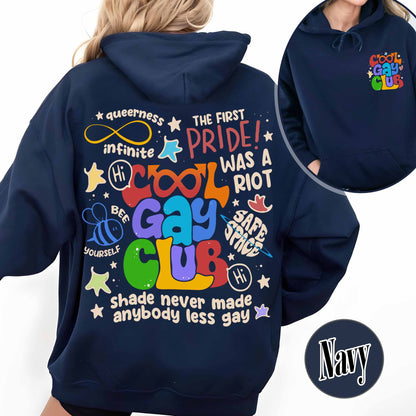 Cool Gays Club Hoodie, Pride Hoodie, Pride Month, Gay Pride Lgbt, Equality Hoodie,Lgbtq Gift,Rainbow Hoodie,Lgbt Pride Hoodie,Be Kind