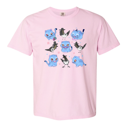 Kpop Demon Hunter Comfort Color Shirt, Derpy and Sussy Funny Raven Graphic Tee, Saja Boys Fans Tee