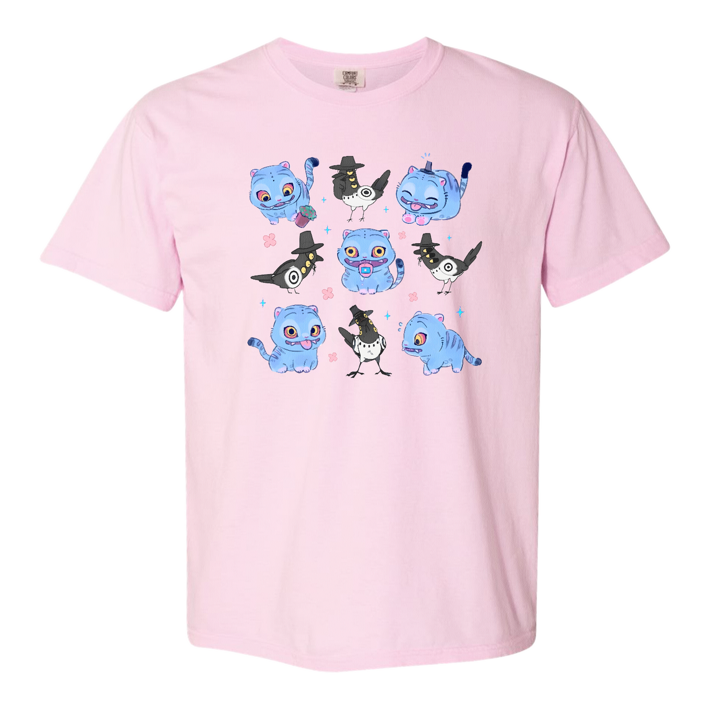 Kpop Demon Hunter Comfort Color Shirt, Derpy and Sussy Funny Raven Graphic Tee, Saja Boys Fans Tee