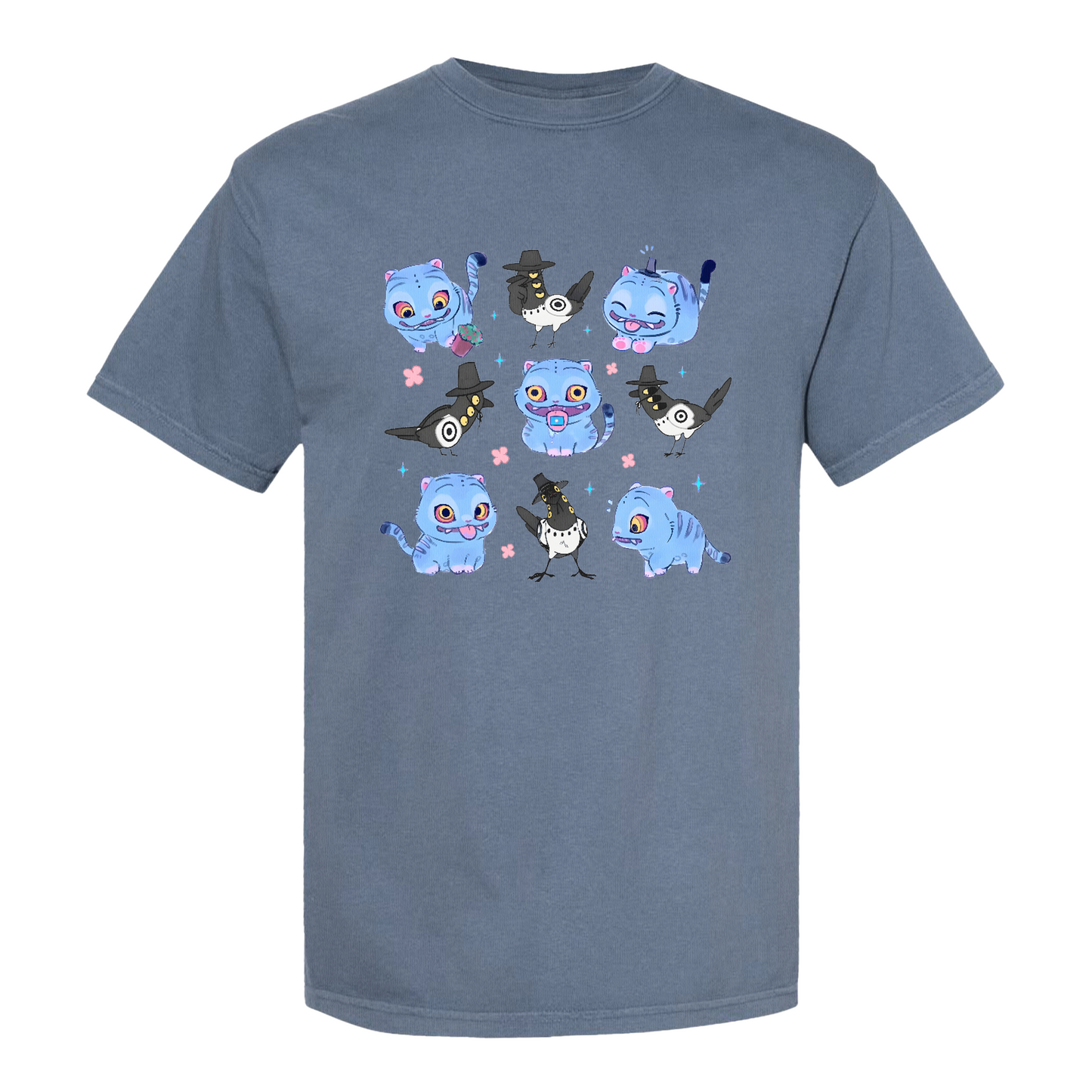 Kpop Demon Hunter Comfort Color Shirt, Derpy and Sussy Funny Raven Graphic Tee, Saja Boys Fans Tee