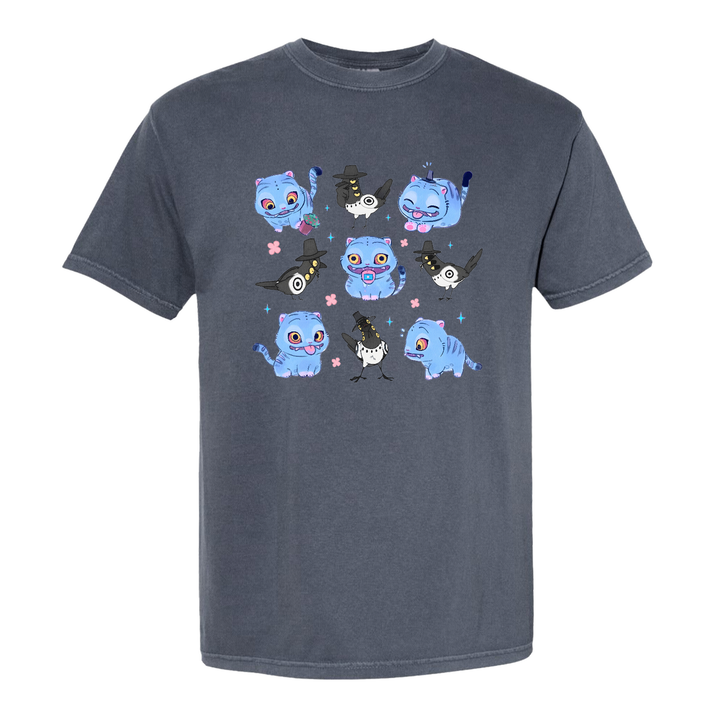Kpop Demon Hunter Comfort Color Shirt, Derpy and Sussy Funny Raven Graphic Tee, Saja Boys Fans Tee