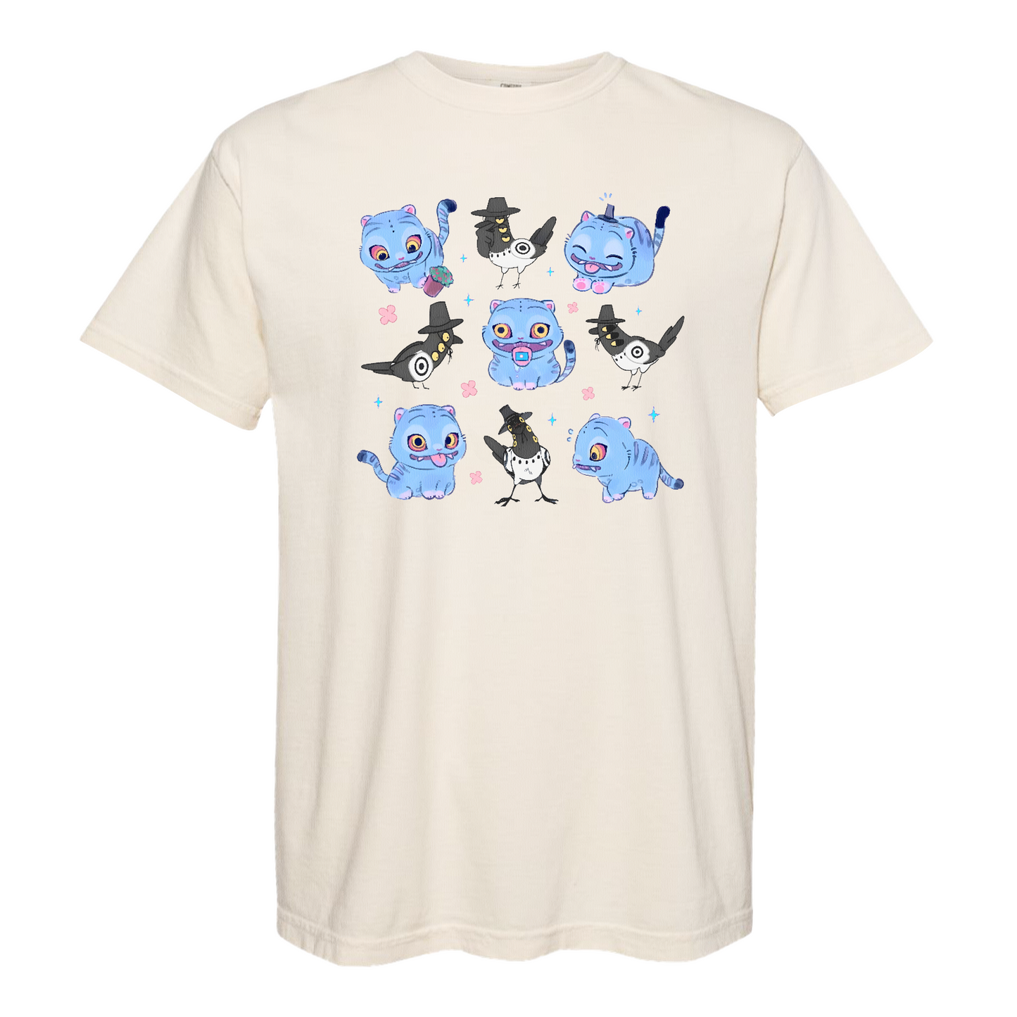 Kpop Demon Hunter Comfort Color Shirt, Derpy and Sussy Funny Raven Graphic Tee, Saja Boys Fans Tee