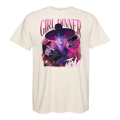 Girl Dinner Jinu Comfort Colors Shirt, Girl Dinner Jinu Saja Boys Hunter Bootleg T-Shirt, Gift For Fan Kpop Lovers