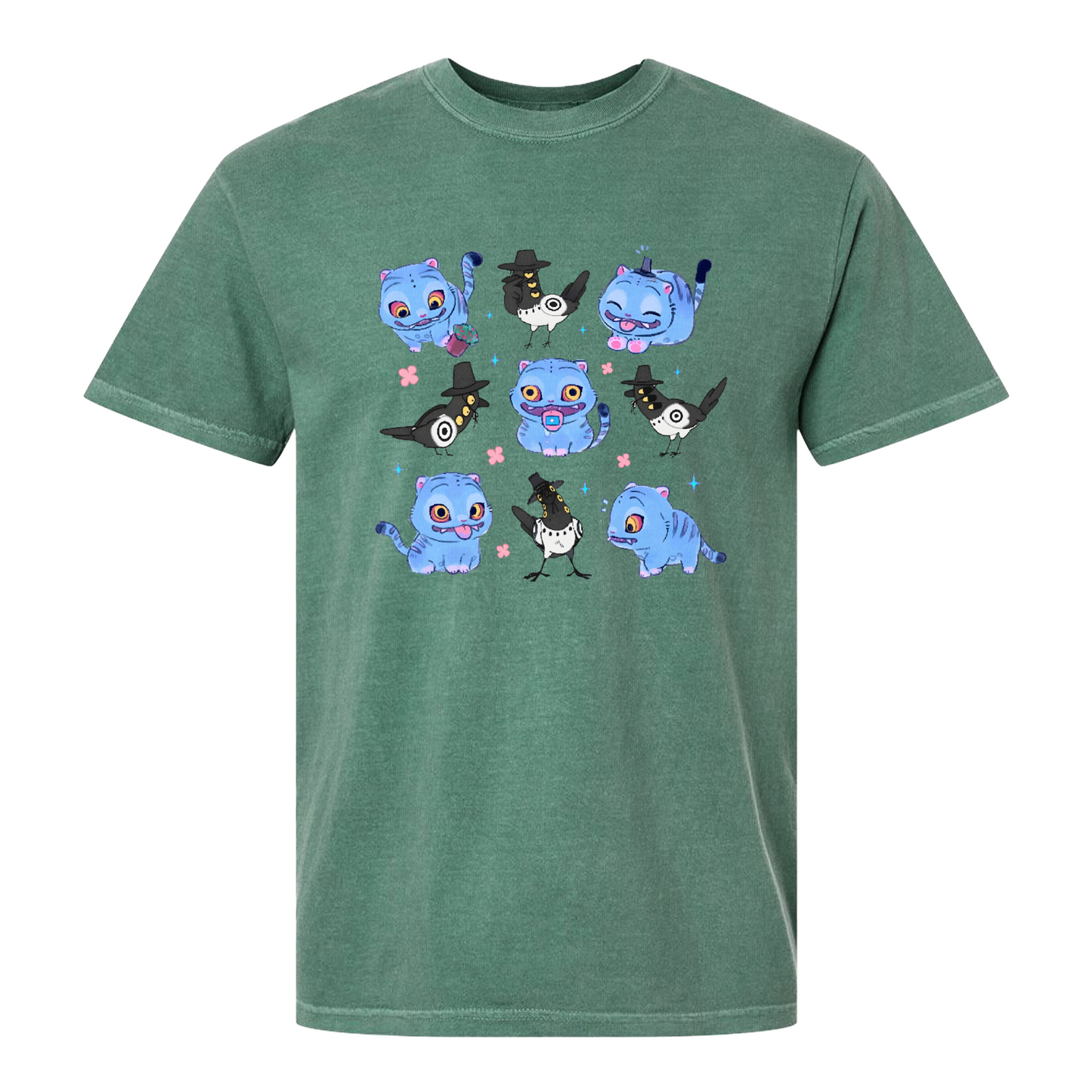 Kpop Demon Hunter Comfort Color Shirt, Derpy and Sussy Funny Raven Graphic Tee, Saja Boys Fans Tee