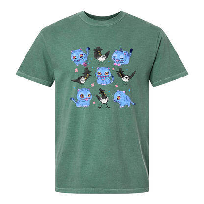 Kpop Demon Hunter Comfort Color Shirt, Derpy and Sussy Funny Raven Graphic Tee, Saja Boys Fans Tee