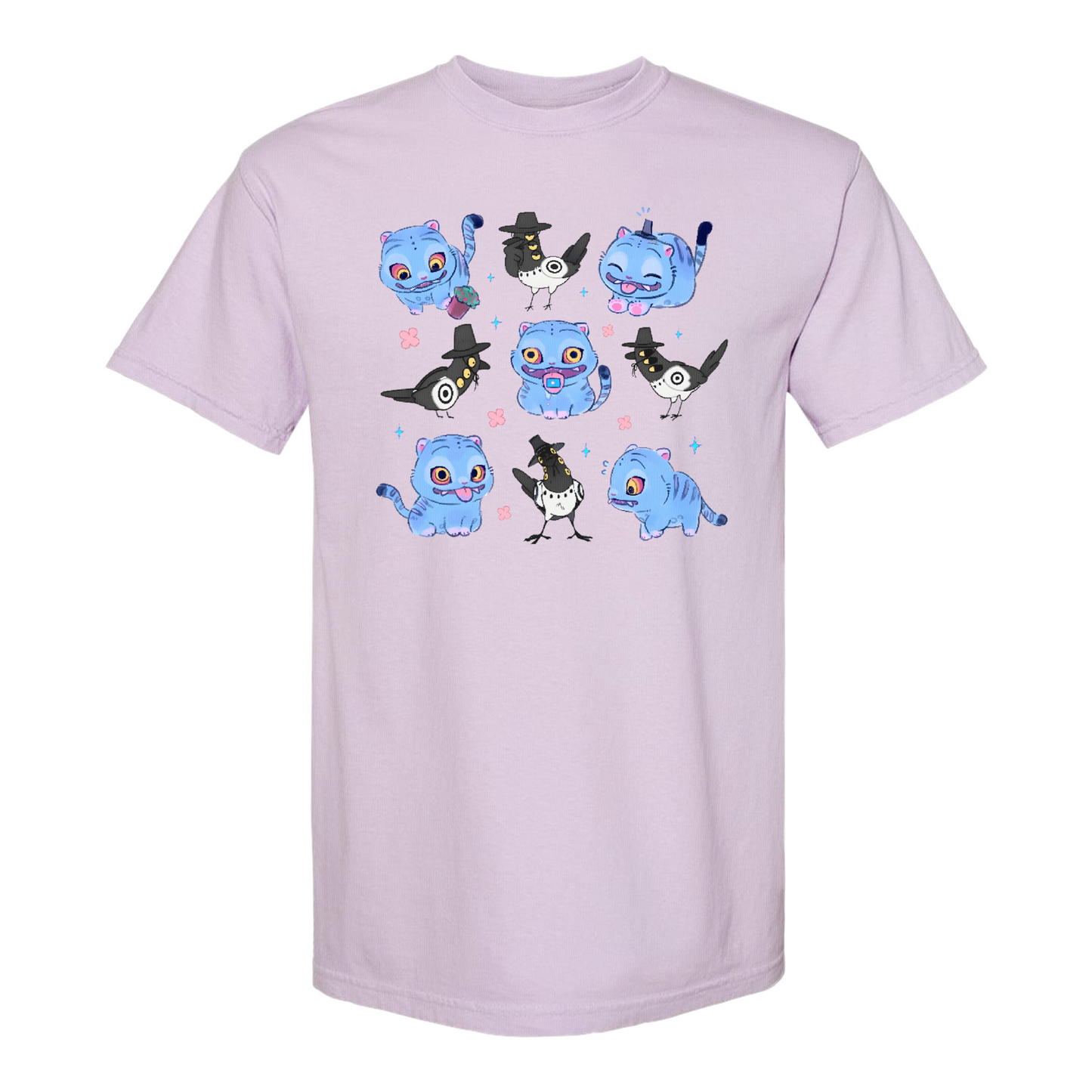 Kpop Demon Hunter Comfort Color Shirt, Derpy and Sussy Funny Raven Graphic Tee, Saja Boys Fans Tee
