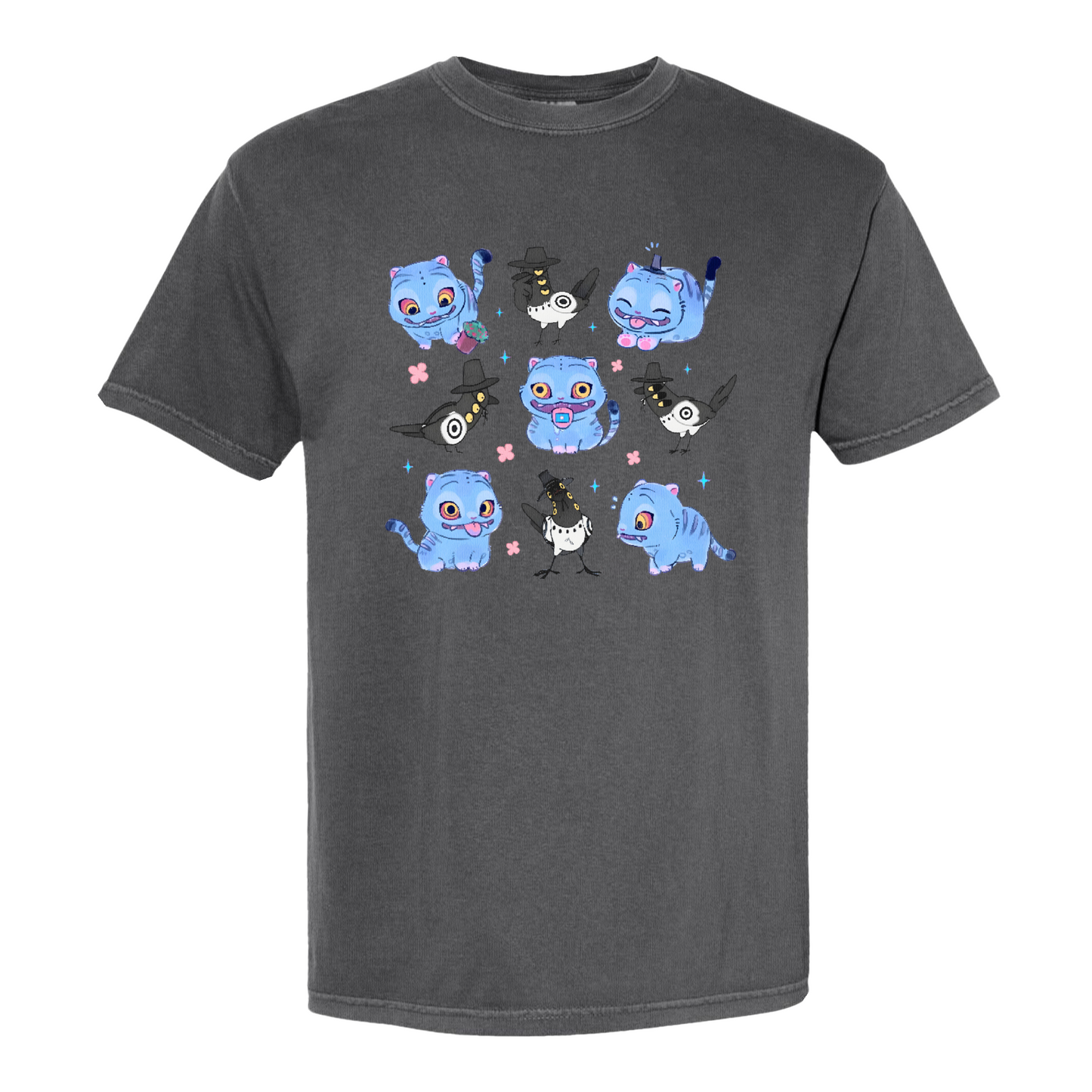 Kpop Demon Hunter Comfort Color Shirt, Derpy and Sussy Funny Raven Graphic Tee, Saja Boys Fans Tee