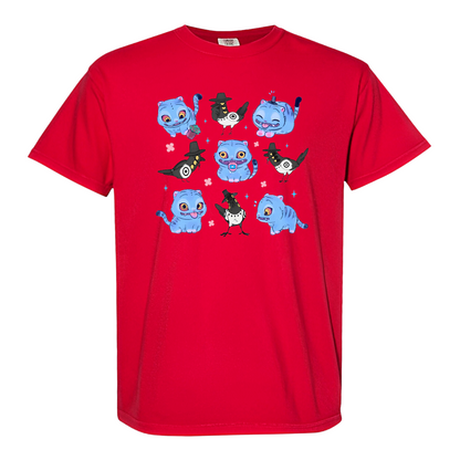Kpop Demon Hunter Comfort Color Shirt, Derpy and Sussy Funny Raven Graphic Tee, Saja Boys Fans Tee