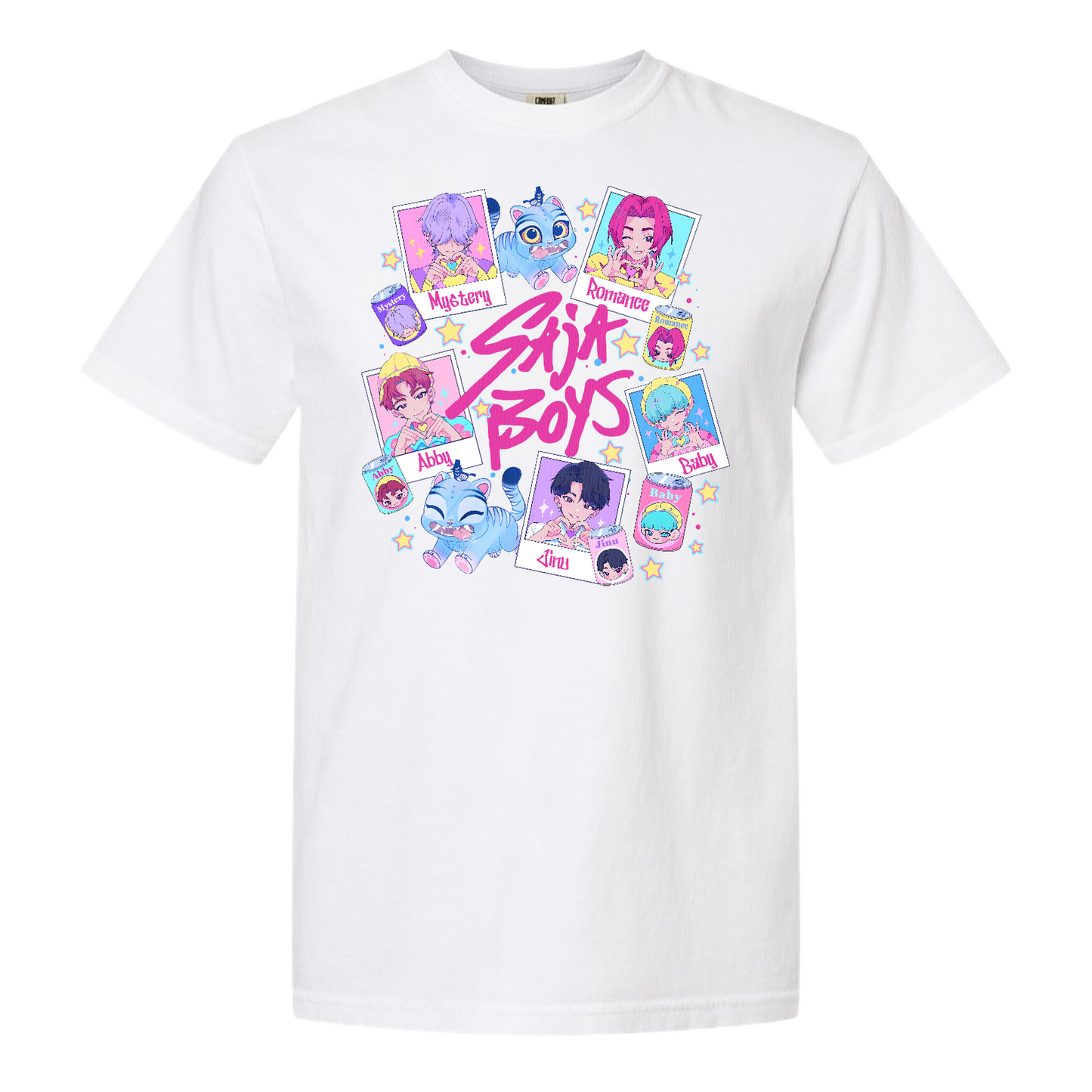 Saja Boys Boy Band Comfort Colors Shirt, HuntrixT Shirt, Music Shirt, Kpop Demon Hunter Merch