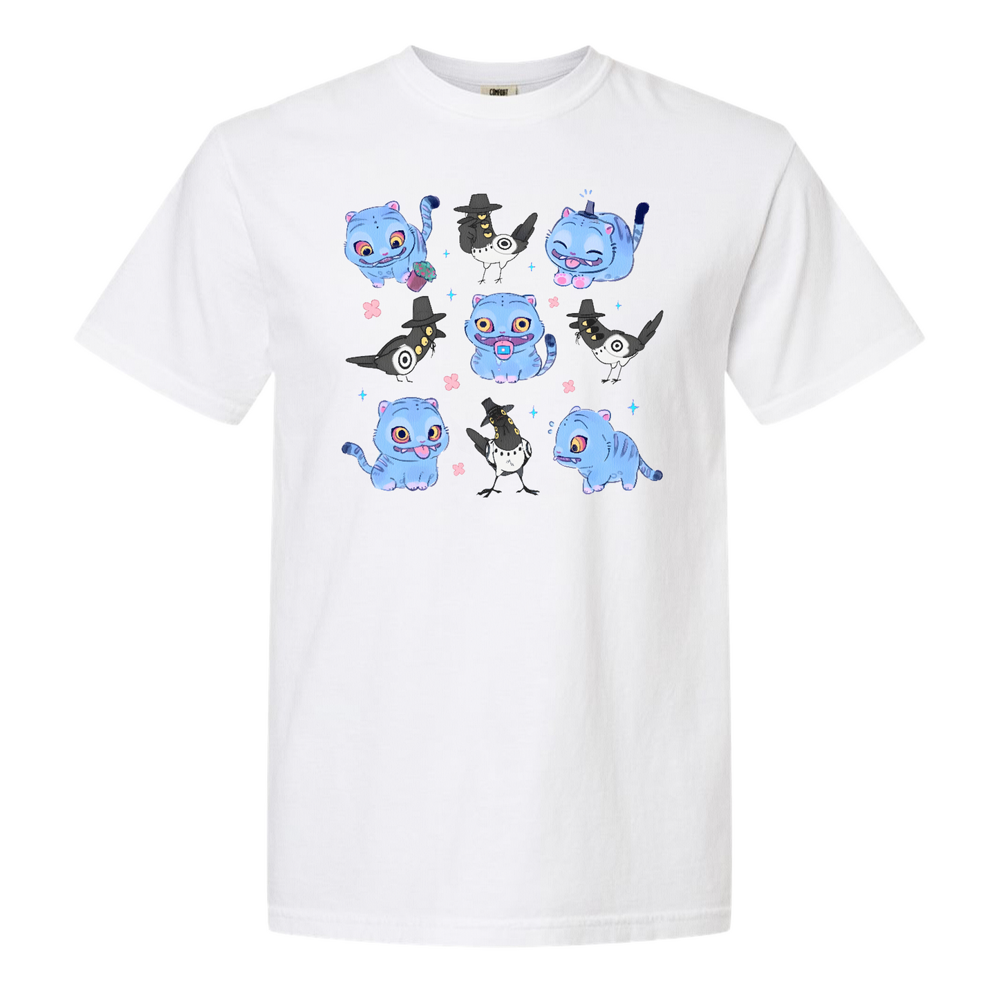 Kpop Demon Hunter Comfort Color Shirt, Derpy and Sussy Funny Raven Graphic Tee, Saja Boys Fans Tee