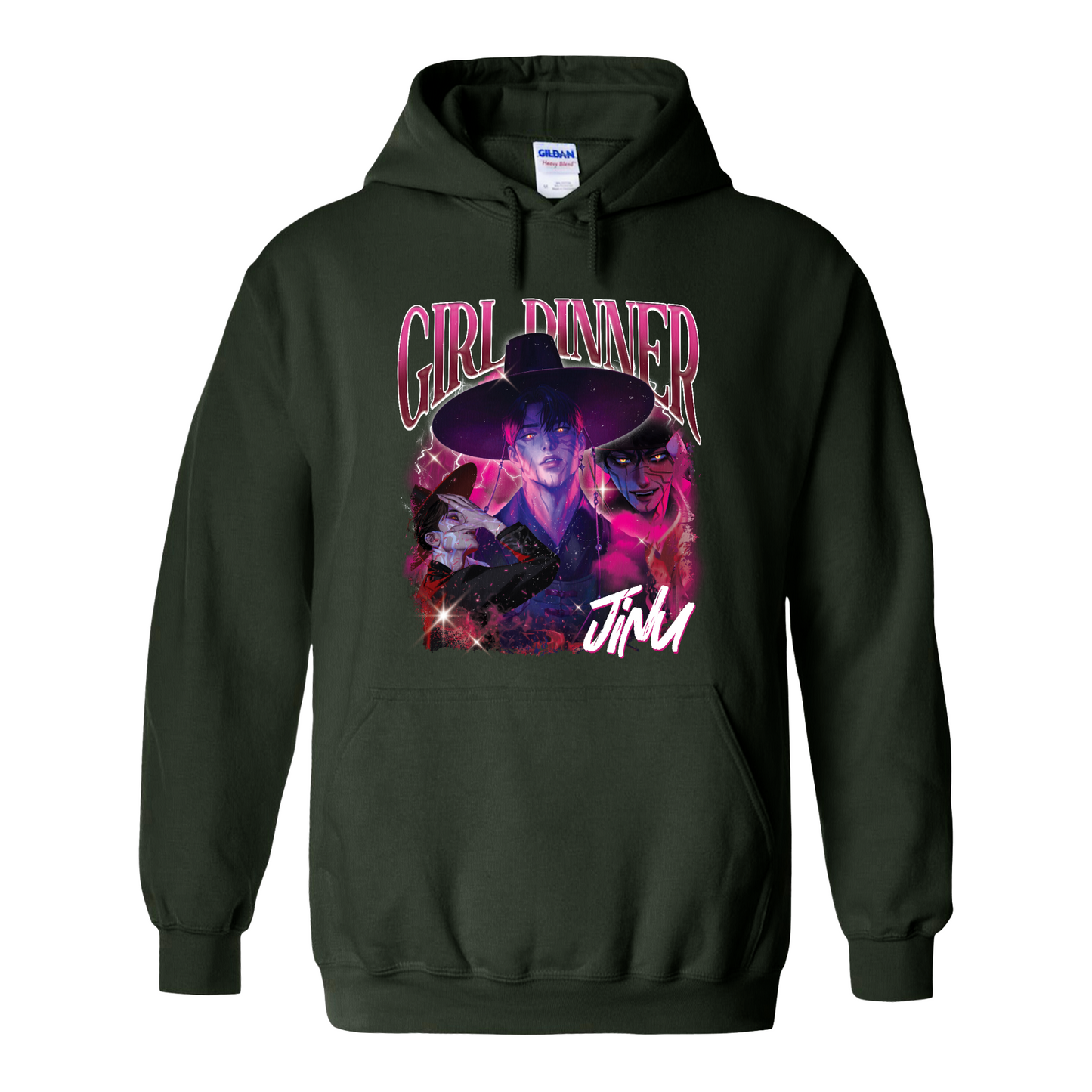 Kpop Demon Hunters Hoodie,Girl Dinner Jinu Saja Boys Hunter Bootleg Hoodie,Gift For Fan Kpop Lovers,Kpop Demon Hunters Hoodie