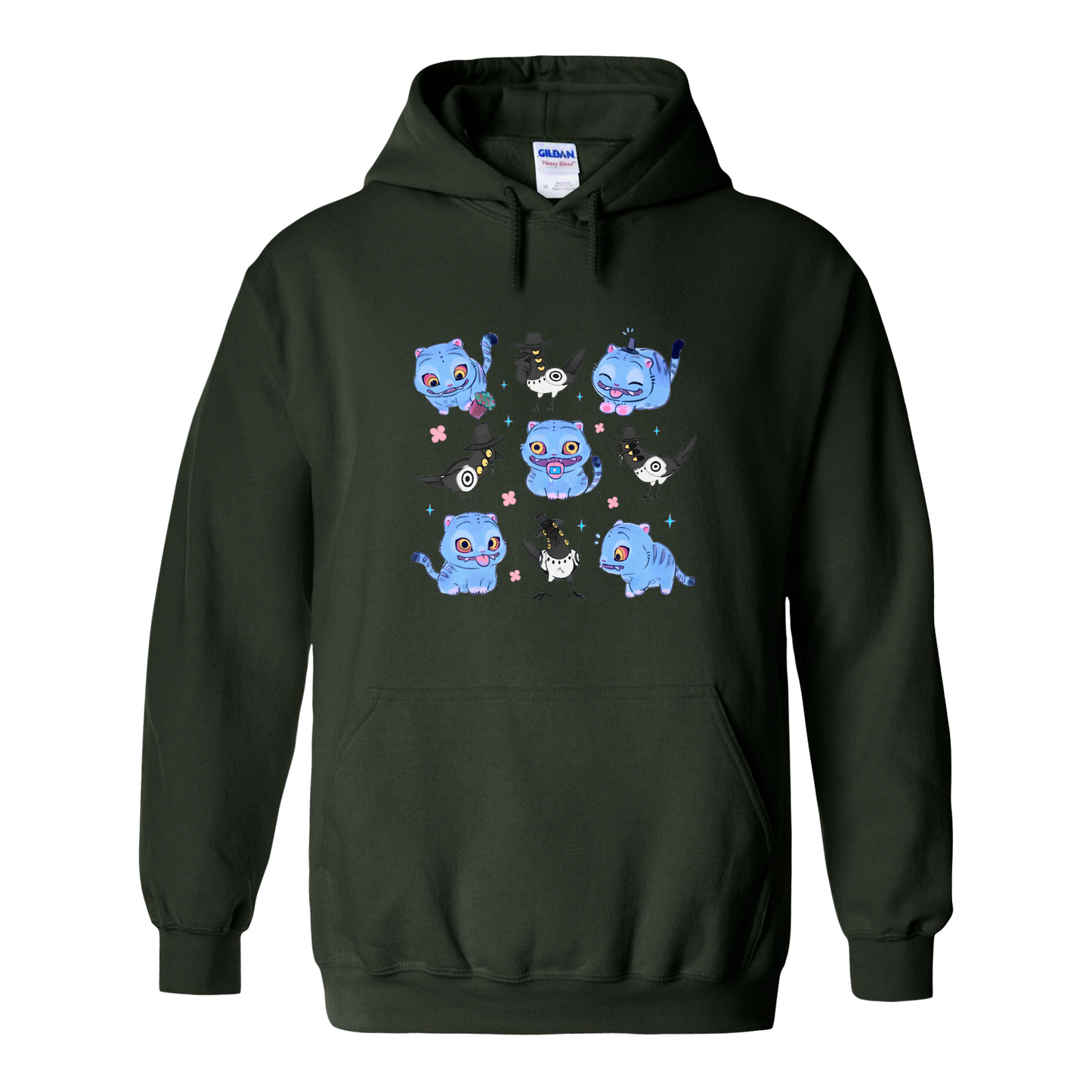 Kpop Demon Hunter Hoodie, Derpy and Sussy Funny Raven Hoodie, Saja Boys Fans Hoodie