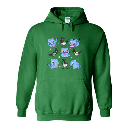 Kpop Demon Hunter Hoodie, Derpy and Sussy Funny Raven Hoodie, Saja Boys Fans Hoodie