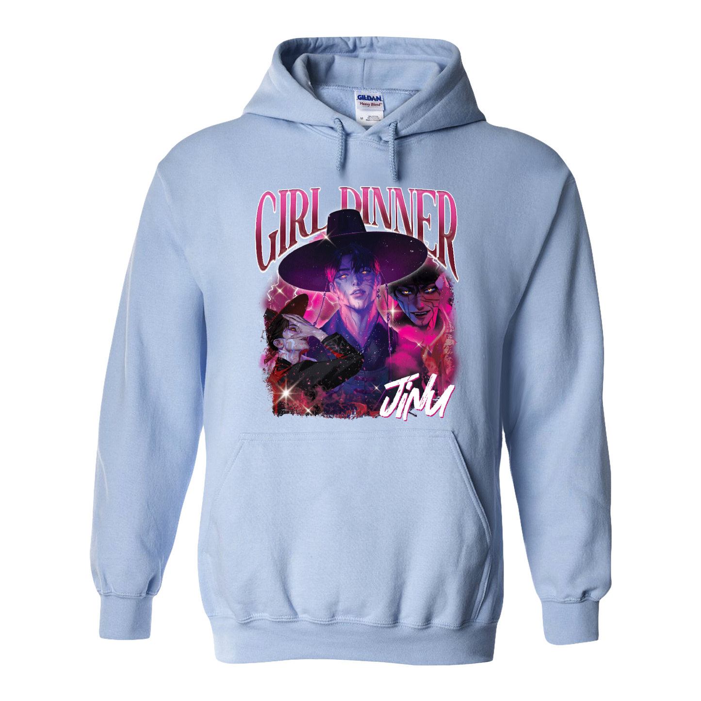 Kpop Demon Hunters Hoodie,Girl Dinner Jinu Saja Boys Hunter Bootleg Hoodie,Gift For Fan Kpop Lovers,Kpop Demon Hunters Hoodie