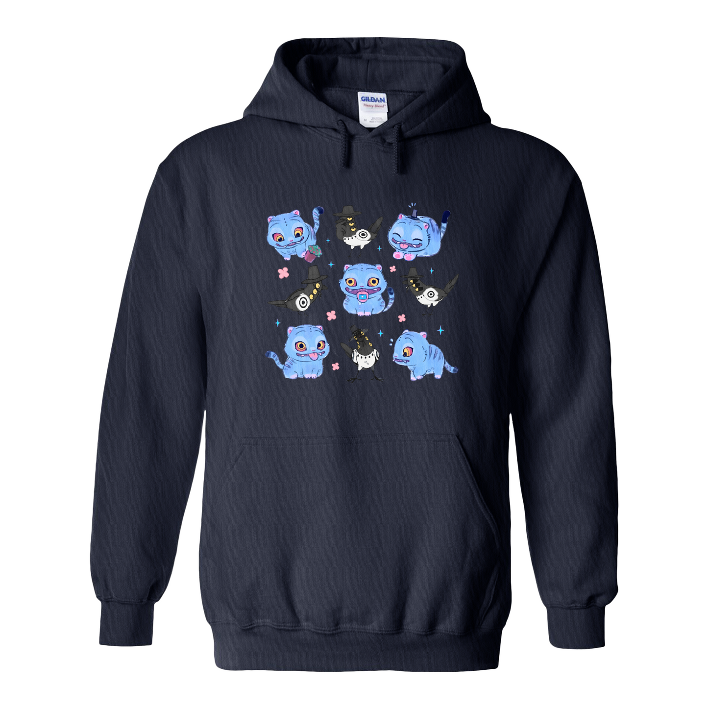 Kpop Demon Hunter Hoodie, Derpy and Sussy Funny Raven Hoodie, Saja Boys Fans Hoodie
