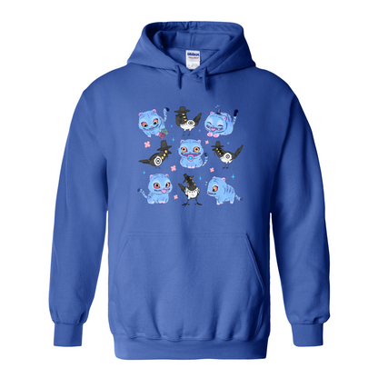 Kpop Demon Hunter Hoodie, Derpy and Sussy Funny Raven Hoodie, Saja Boys Fans Hoodie