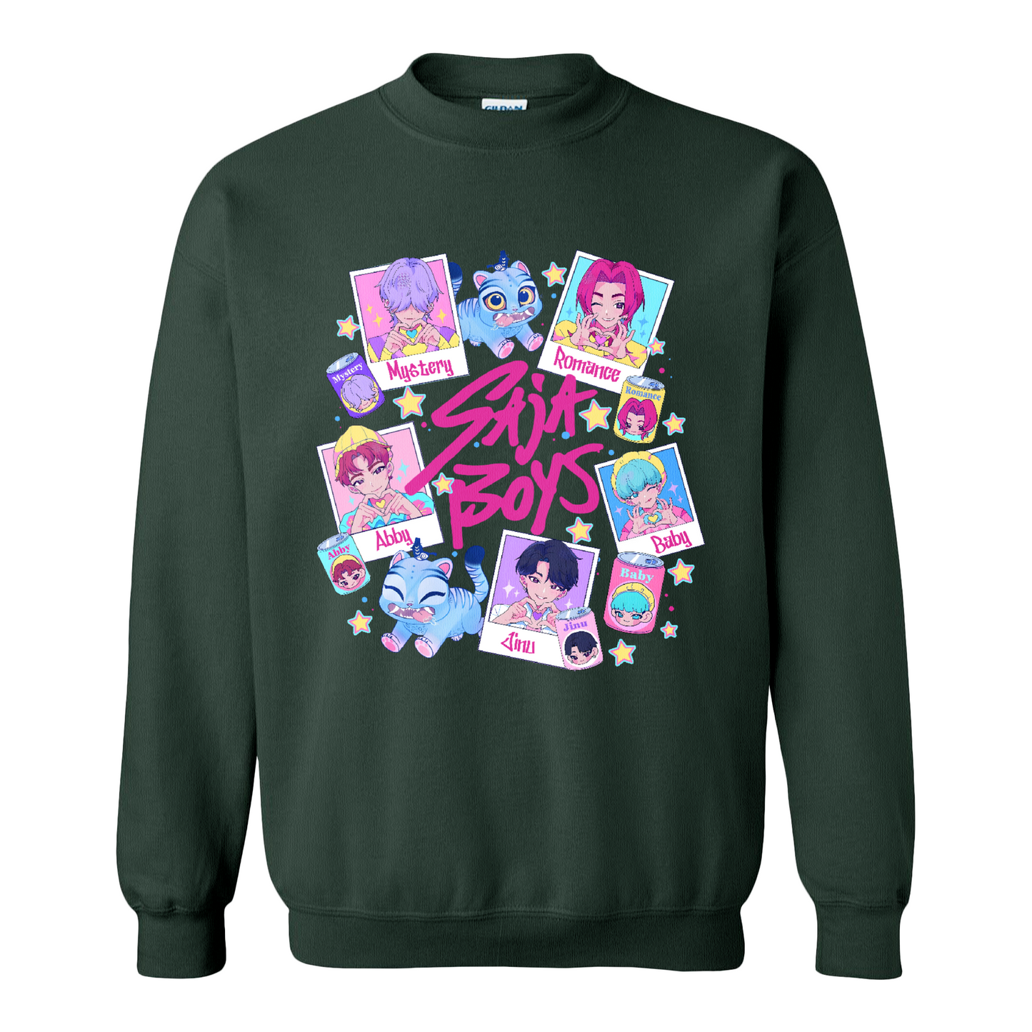 Saja Boys Boy Band Sweatshirt, Huntrix Sweatshirt, Music Sweatshirt, Kpop Demon Hunter Merch