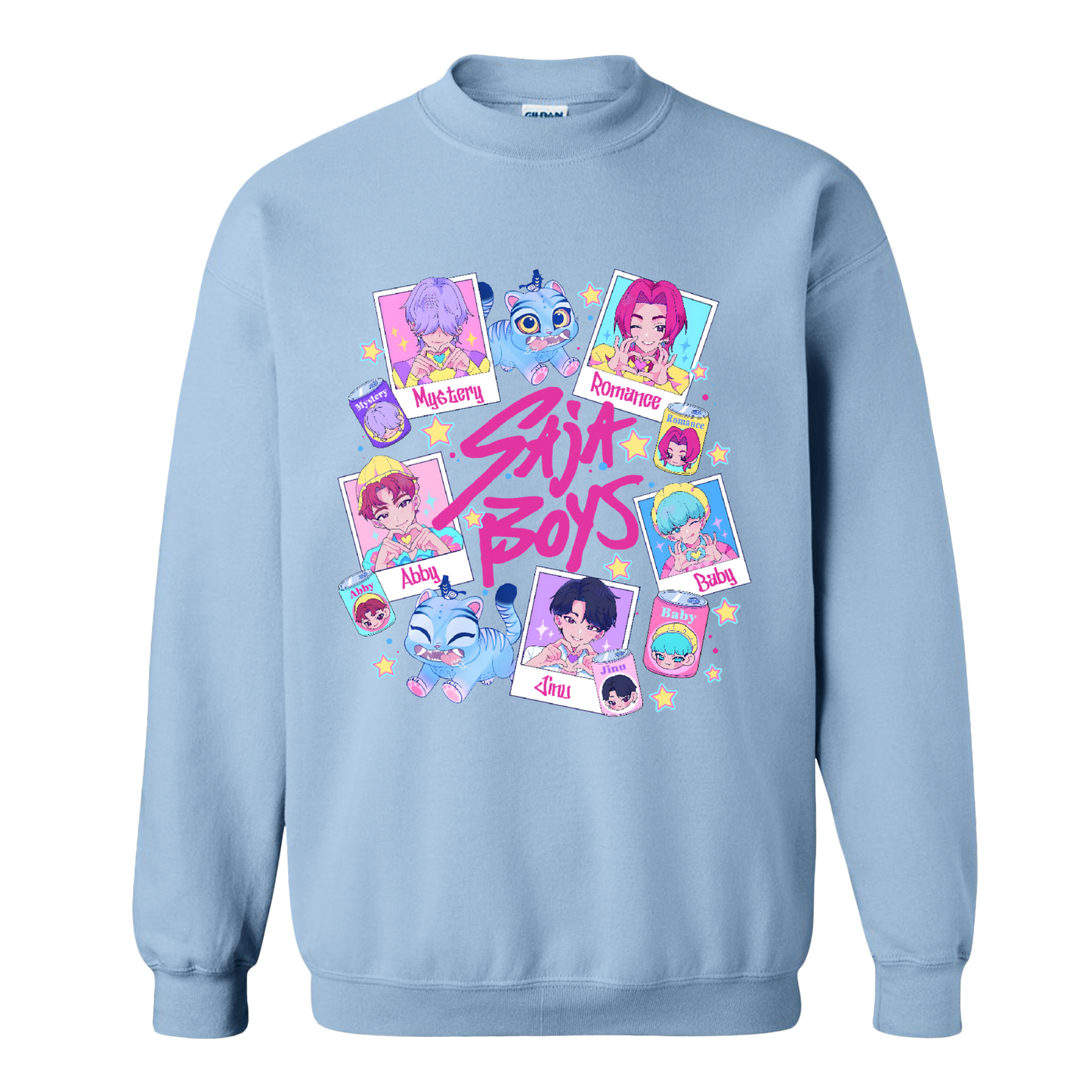Saja Boys Boy Band Sweatshirt, Huntrix Sweatshirt, Music Sweatshirt, Kpop Demon Hunter Merch