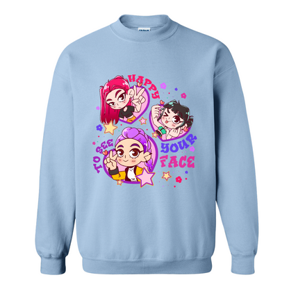 Huntrix Demon Hunters Sweatshirts, First Day of Kindergarten Sweatshirt, Back to School Outfit