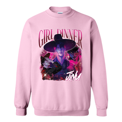 Girl Dinner Jinu Sweatshirt, Girl Dinner Jinu Saja Boys Hunter Bootleg Sweatshirt, Gift For Fan Kpop Lovers