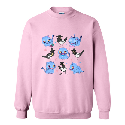Kpop Demon Hunter Sweatshirt, Derpy and Sussy Funny Raven Sweatshirt, Saja Boys Fans Sweatshirt