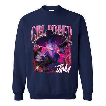 Girl Dinner Jinu Sweatshirt, Girl Dinner Jinu Saja Boys Hunter Bootleg Sweatshirt, Gift For Fan Kpop Lovers