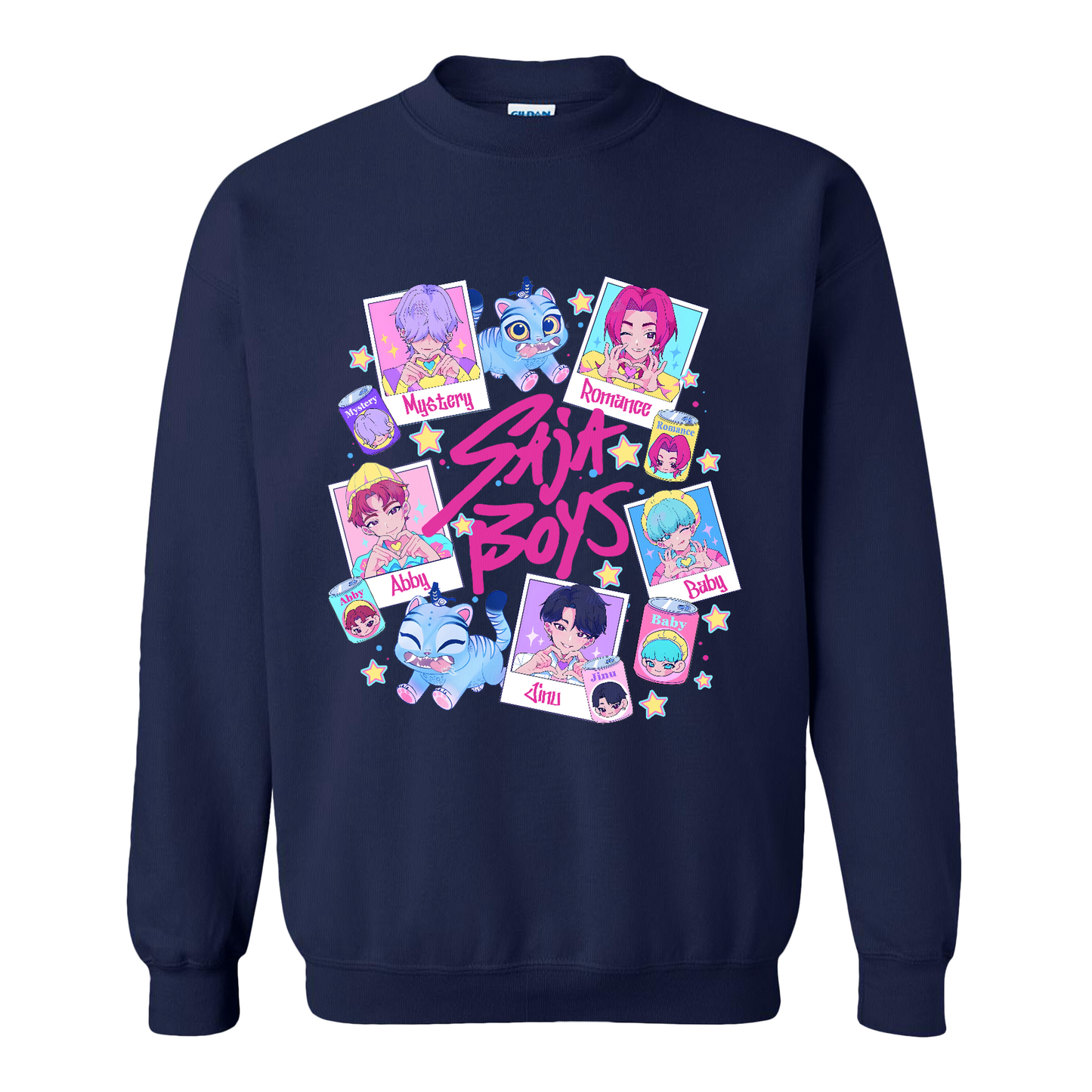 Saja Boys Boy Band Sweatshirt, Huntrix Sweatshirt, Music Sweatshirt, Kpop Demon Hunter Merch