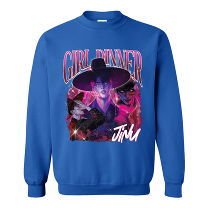 Girl Dinner Jinu Sweatshirt, Girl Dinner Jinu Saja Boys Hunter Bootleg Sweatshirt, Gift For Fan Kpop Lovers