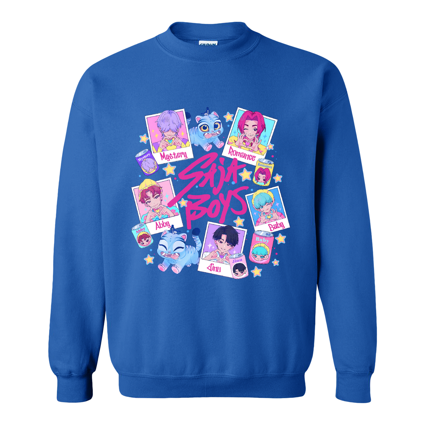 Saja Boys Boy Band Sweatshirt, Huntrix Sweatshirt, Music Sweatshirt, Kpop Demon Hunter Merch